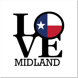 LOVE Midland Texas Posters and Art